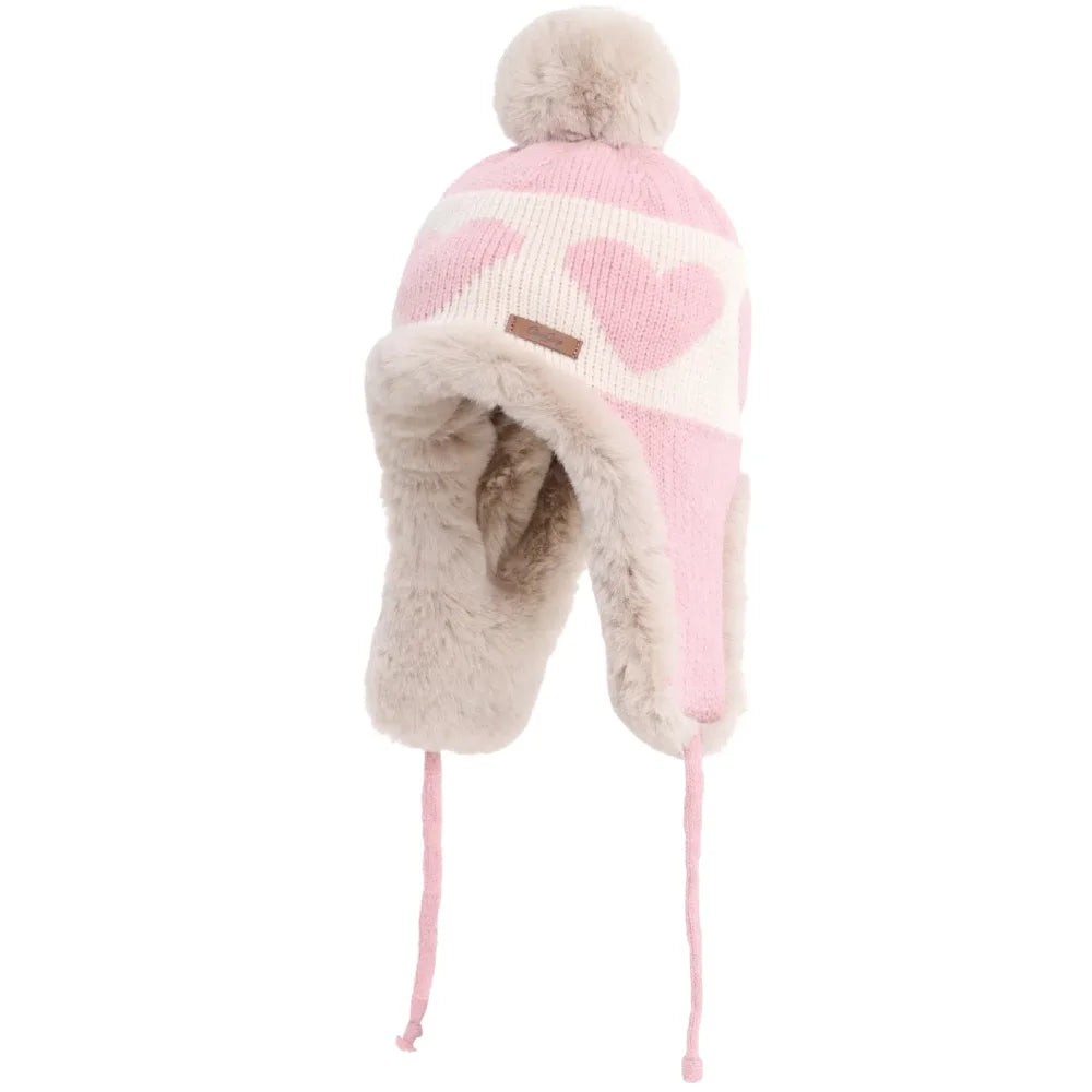Women's Cute Pompom Winter Beanie