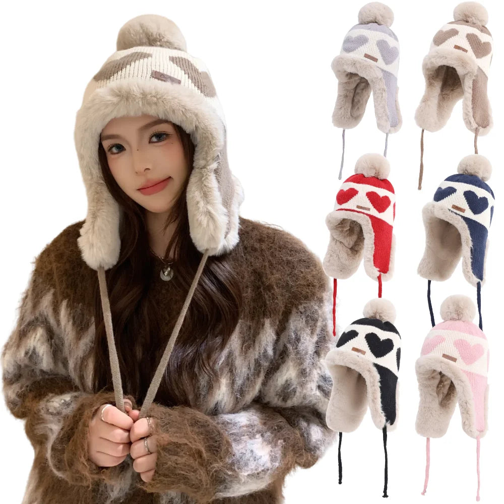 Women's Cute Pompom Winter Beanie