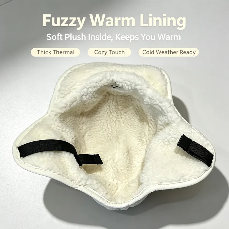 1/2/3PCS Windproof Warm Hat Winter Fleece Thickened Thermal Outdoor Ski Hat Earflap Men Women Cycling Ear Protectors Hats