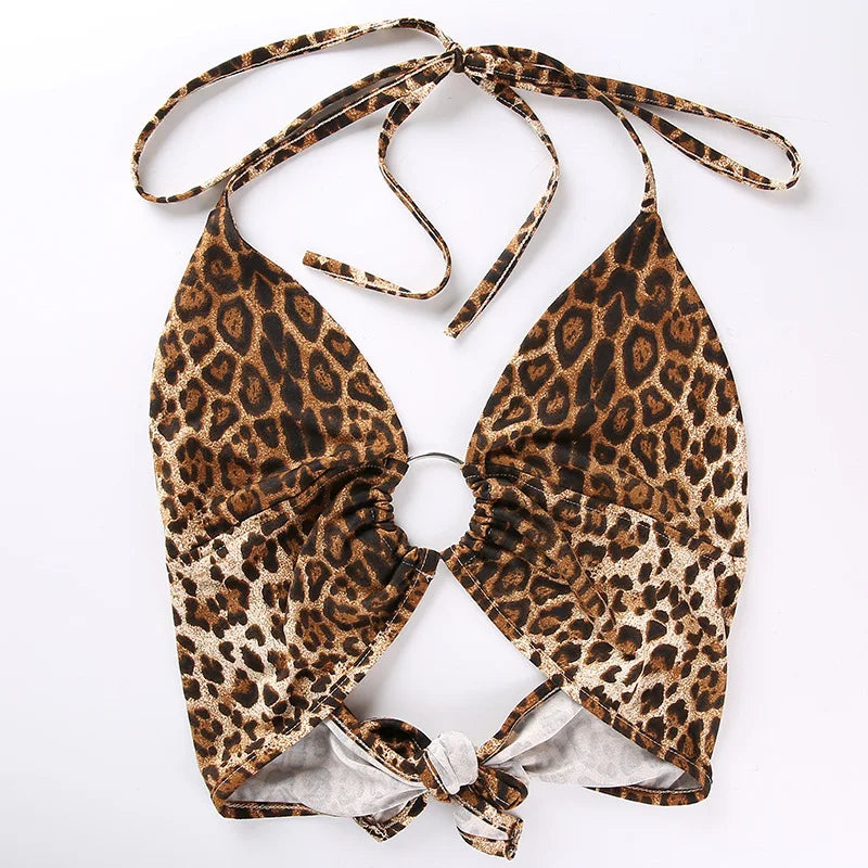 Women’s Leopard Print High Street Tank Top