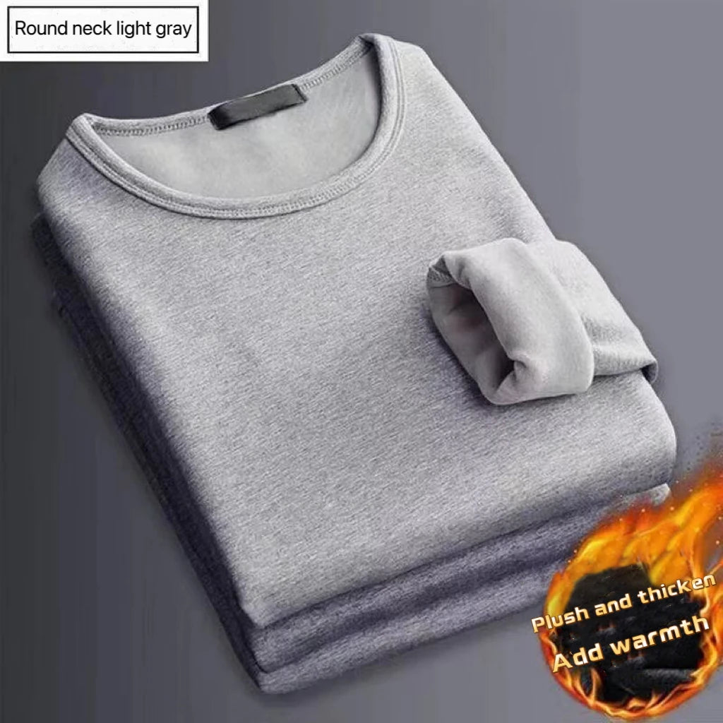 Men's Thick Fleece-Lined Thermal Shirt