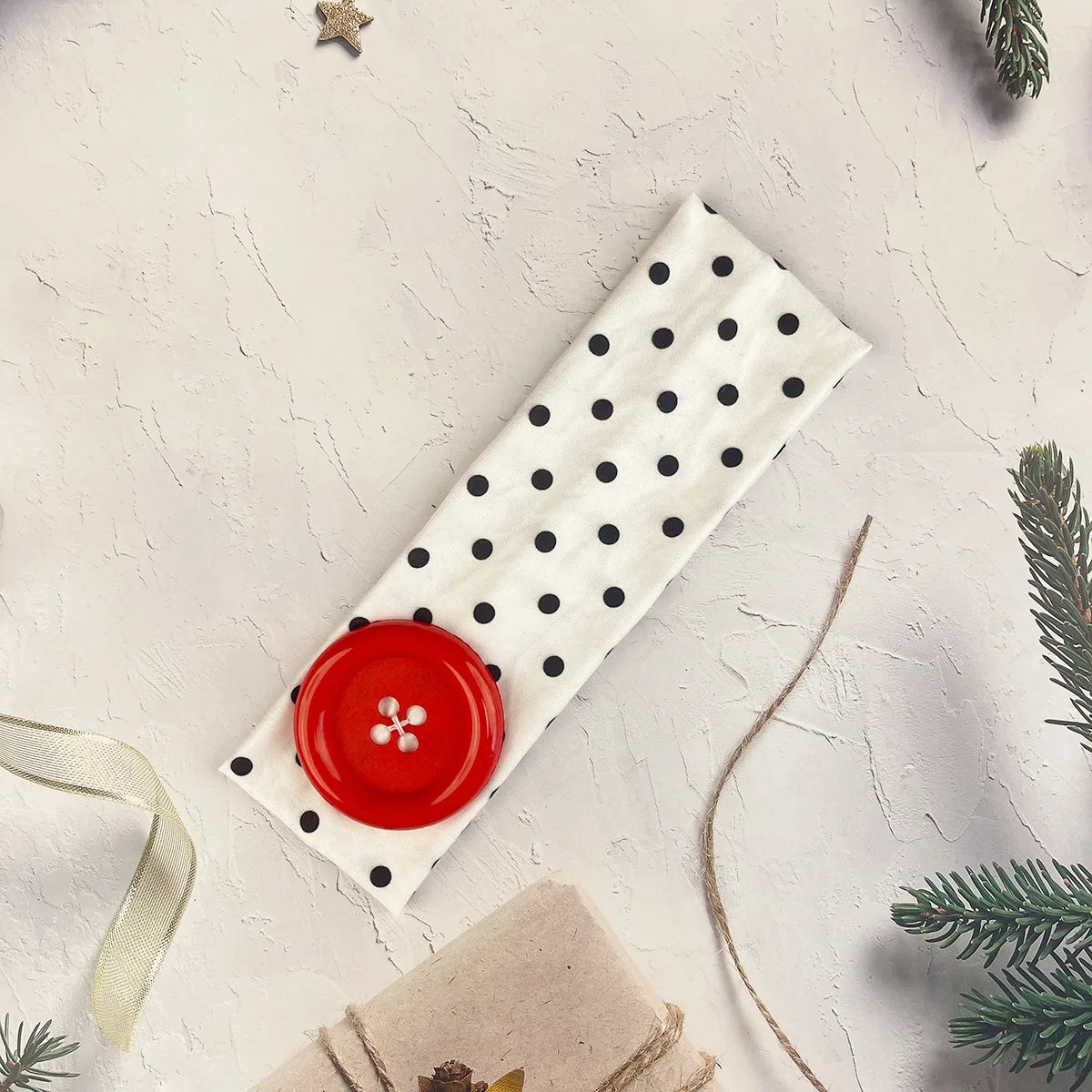 Women’s Y2K Retro Dot Stretch Headband