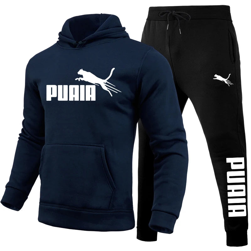 Men’s Printed Pullover Tracksuit