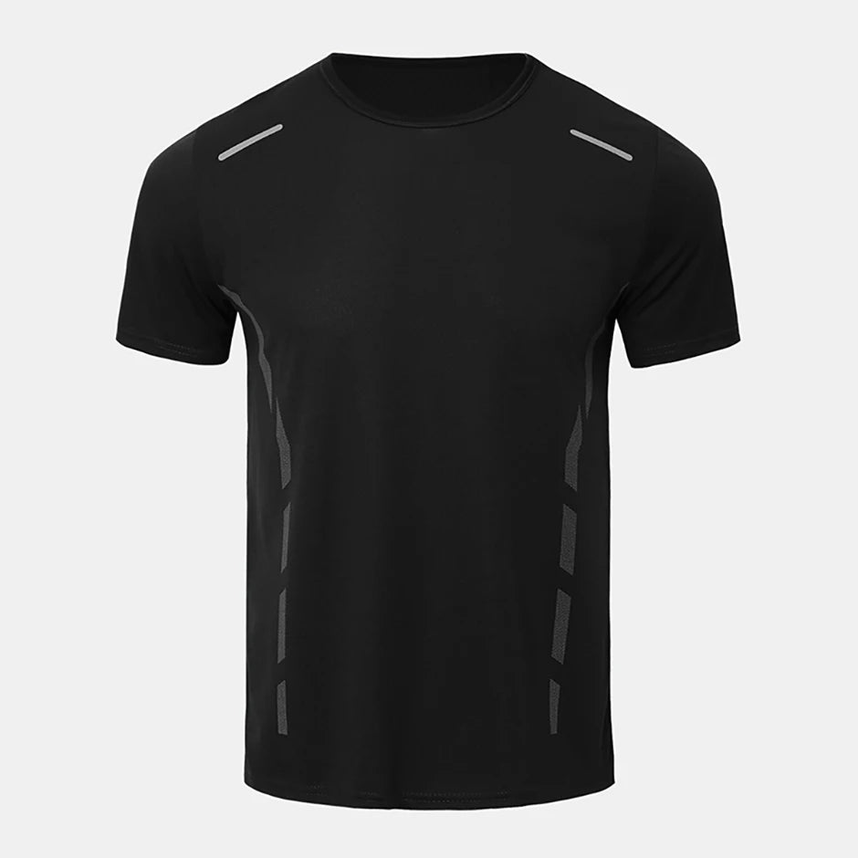 Men’s Quick-Dry Printed Sports T-Shirt