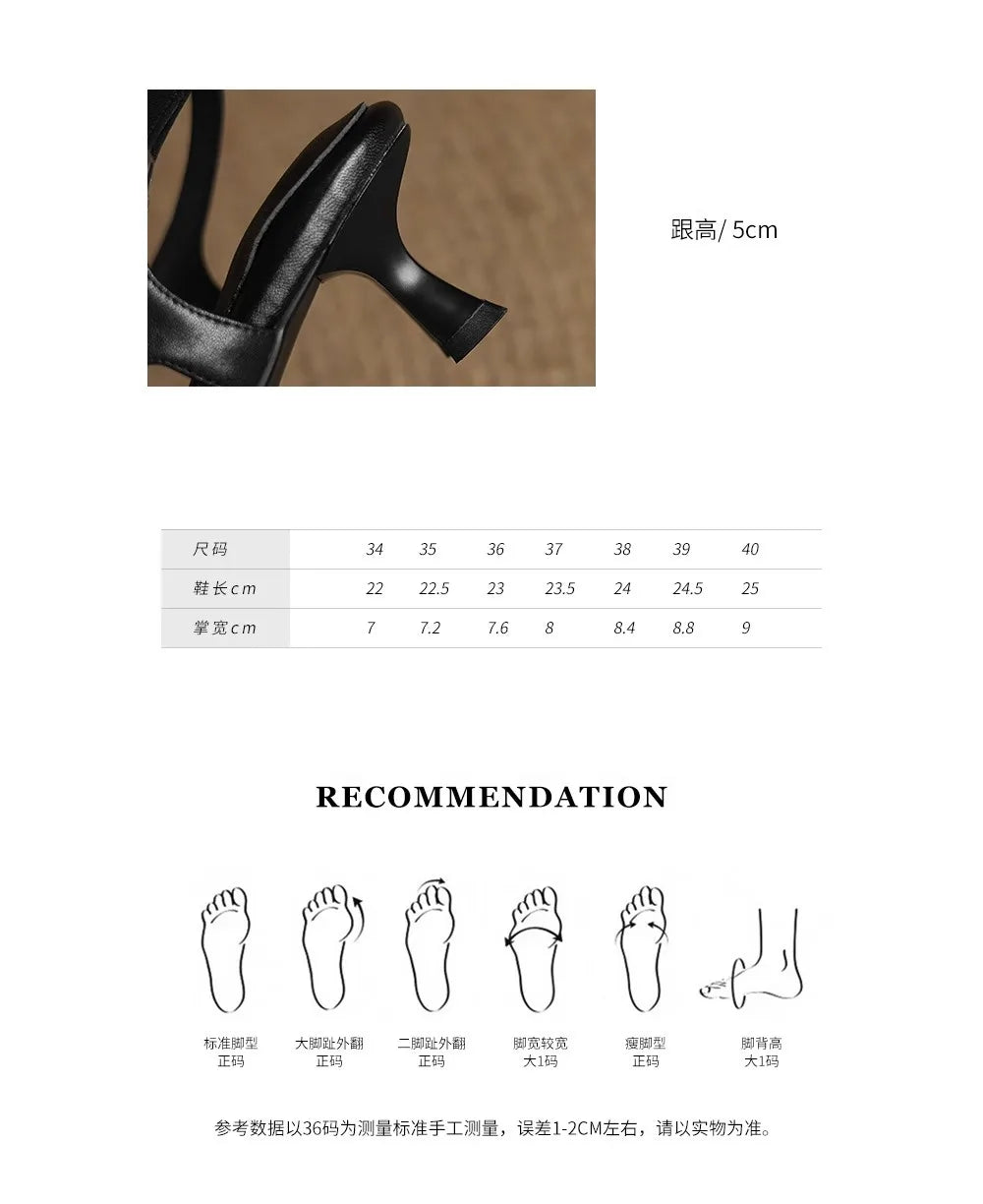 Women’s Elegant Square Toe Cross Strap Sandals Low Heel Buckle Soft Sole Comfortable Summer Dress Fashion Shoes