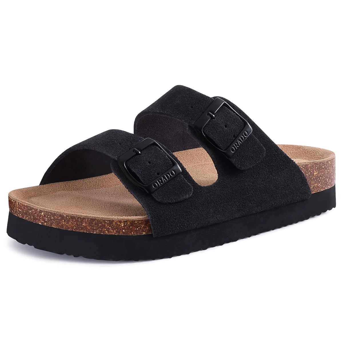 Smile Pop Summer Men's Cork Clogs Slippers Fashion Outdoor Men Antiskid Beach Sandals Classic Men Mule With Adjustable buckle