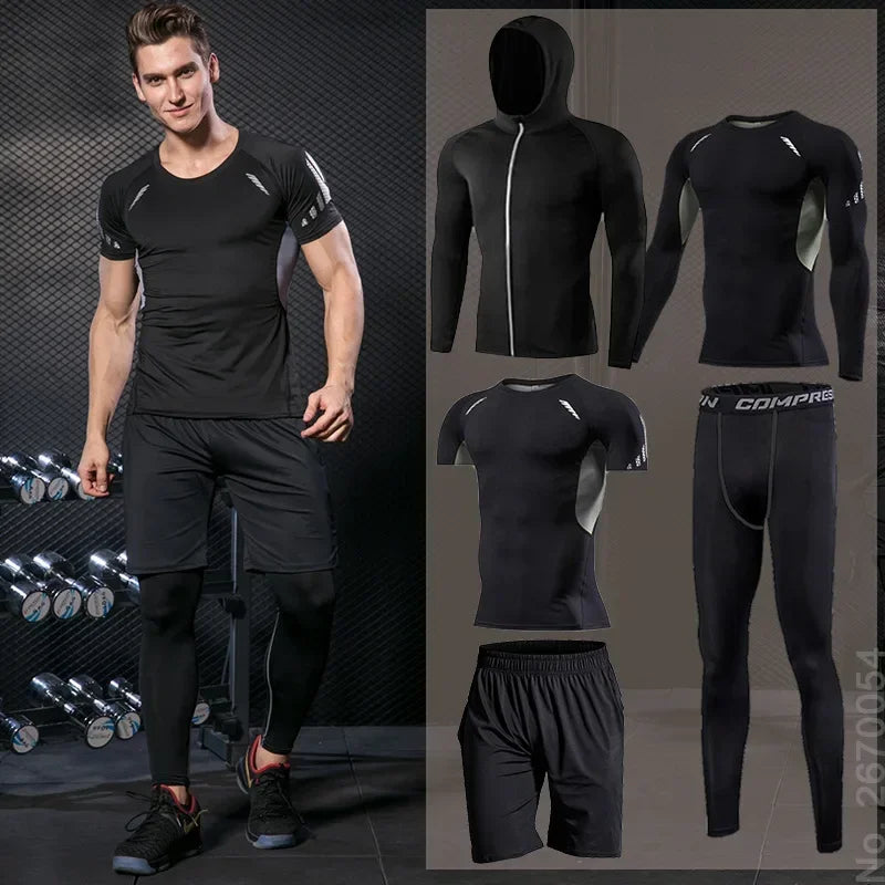 Men’s Compression Training Sports Set