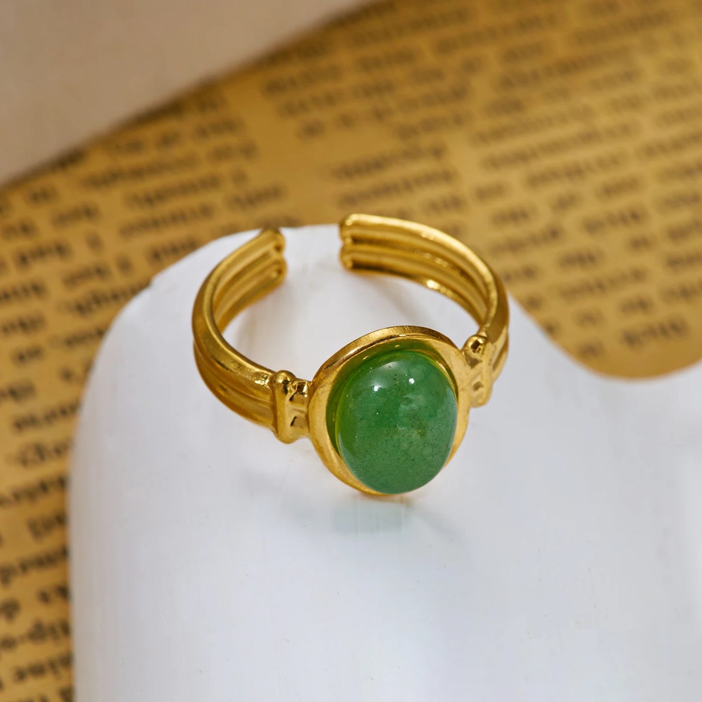 Women’s Stainless Steel Irregular Punk Statement Ring