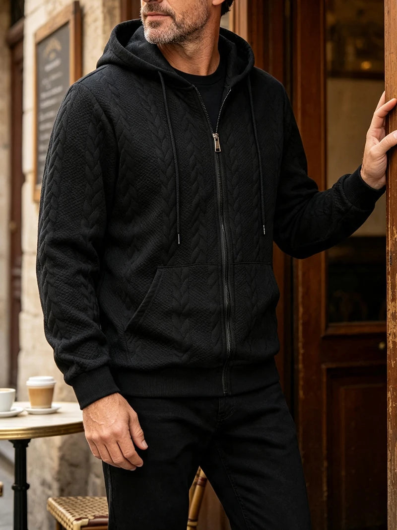 2026 Men’s Paisley Print Zip Hoodie