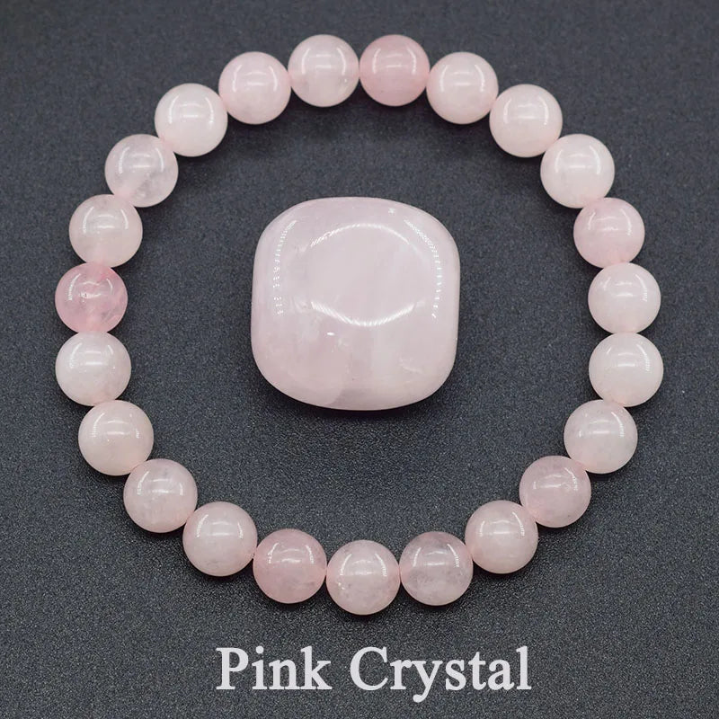 Indian Agate Bead Bracelet for Women – Natural Colorful Crystal Stone Strand Bracelet, Energy-Inspired Yoga Jewelry Gift