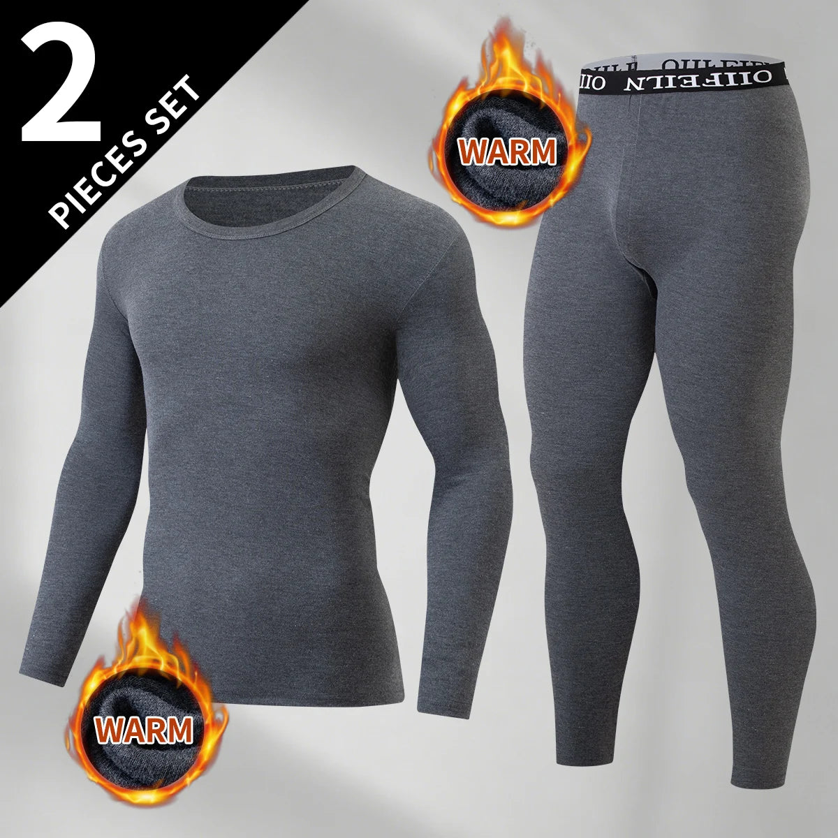 Men's Classic Thermal Underwear Set