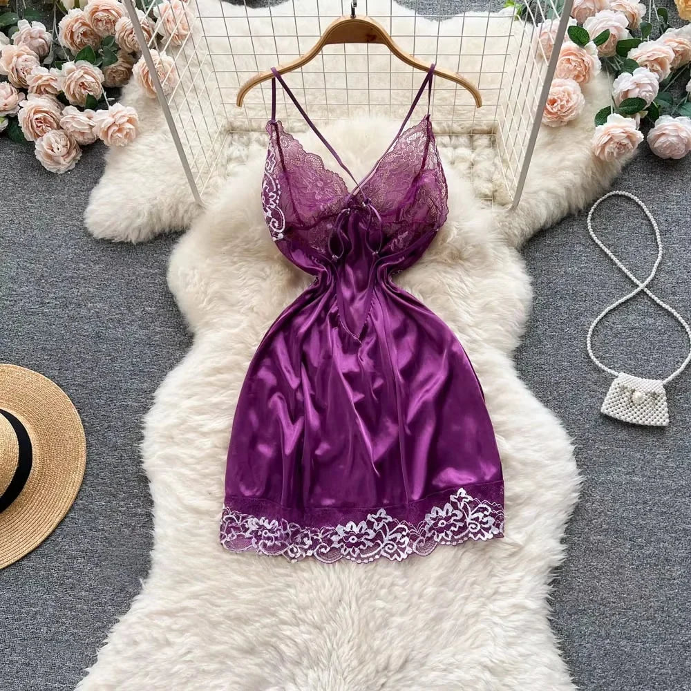 Women’s Floral Lace Strapless Mini Dress