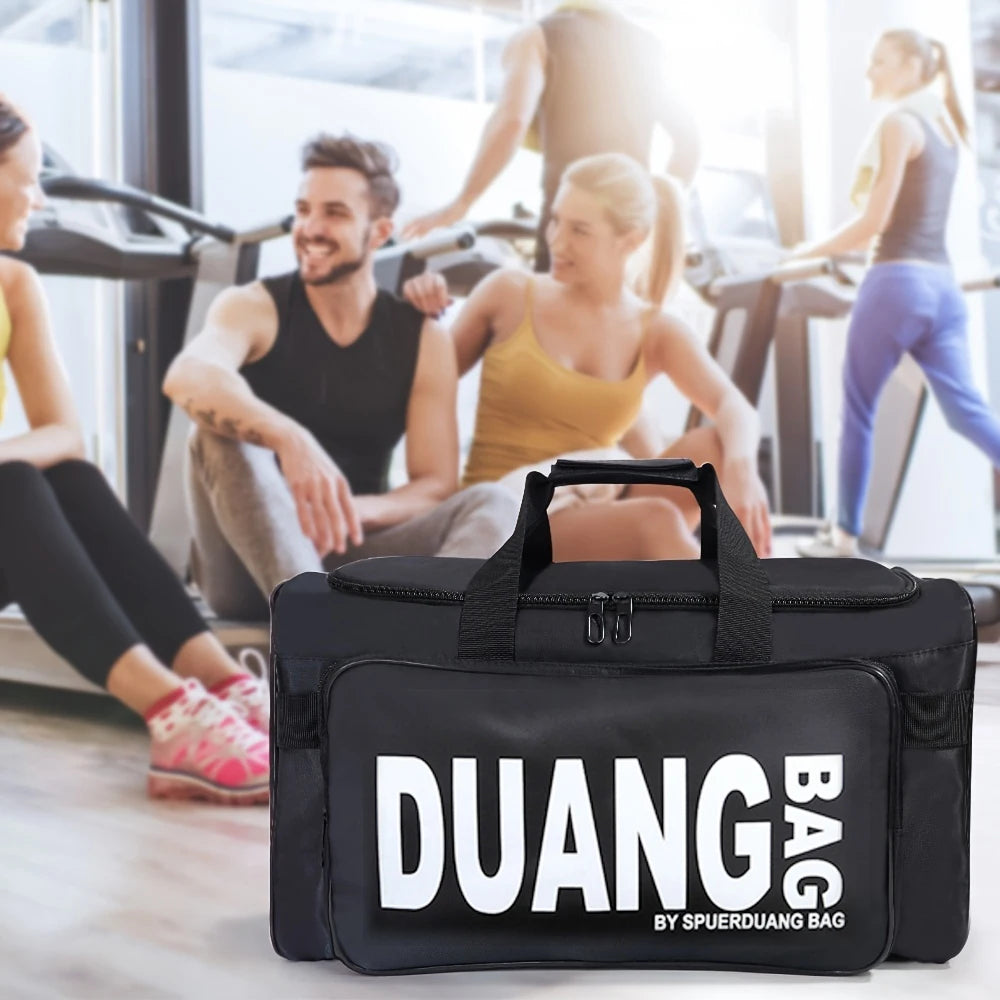 Unisex Large Capacity 36–55L Gym & Travel Duffle Bag – Lightweight Nylon Fitness Sports Bag for Training, Workouts & Weekend Trips