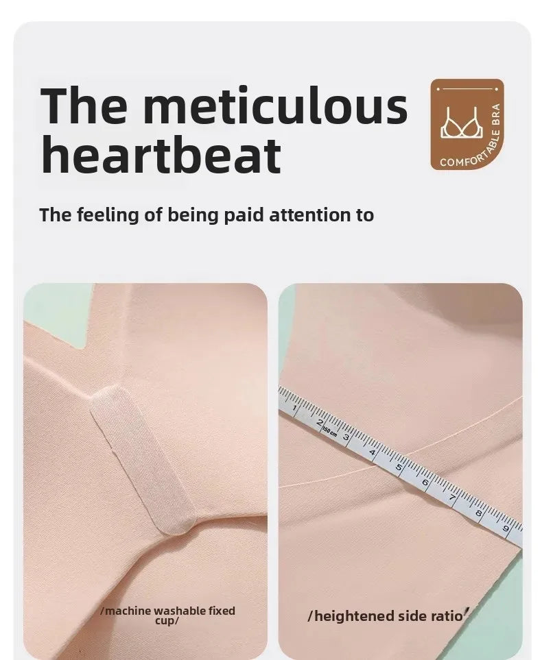 Comfortable Women's Everyday Bra Lifting Thin No Steel Ring Seamless Underwear Prevent Side Breast Collection Sagging Bras