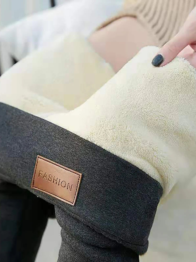Women's Cozy Lamb Fleece Thermal Leggings