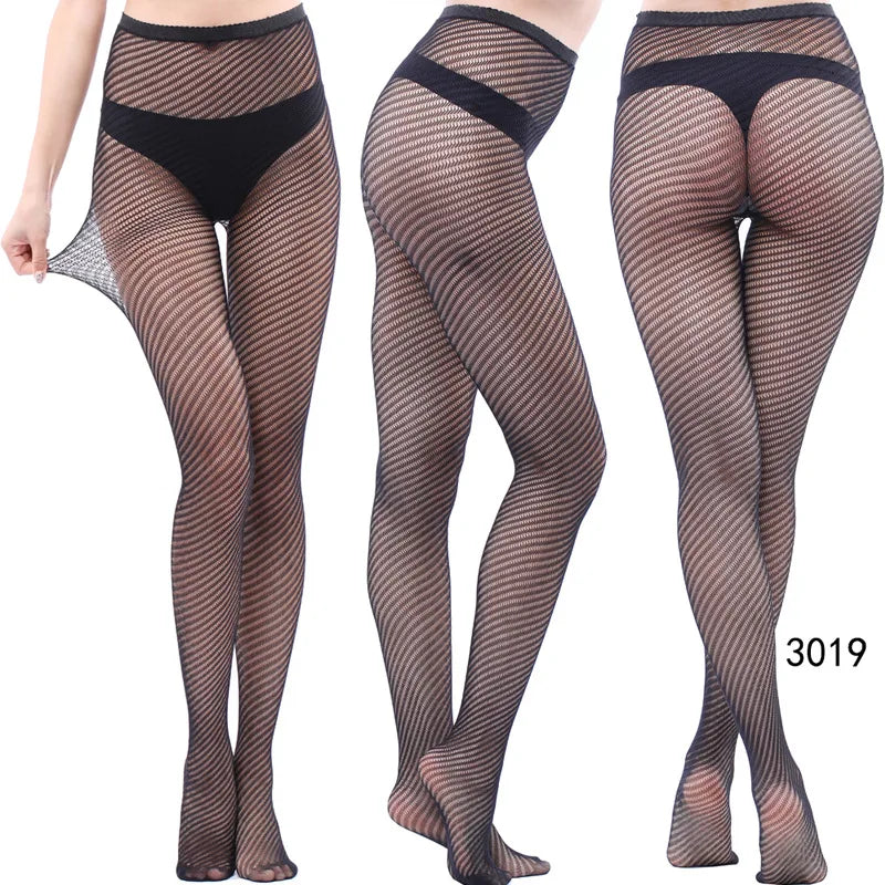 Women’s Sheer Geometric Pattern Tights