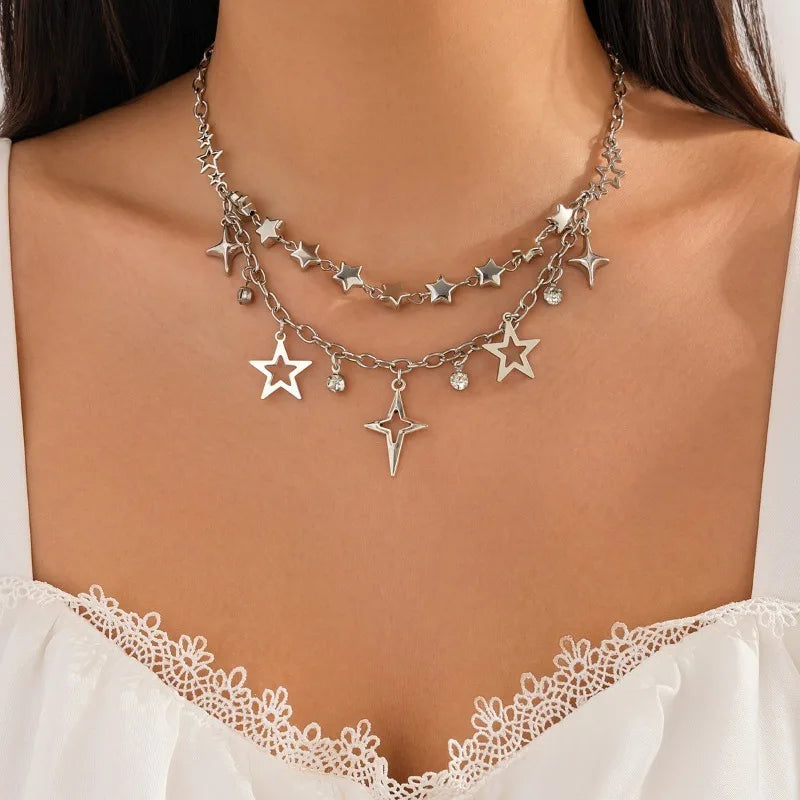 Women’s Y2K Star Chain Necklace
