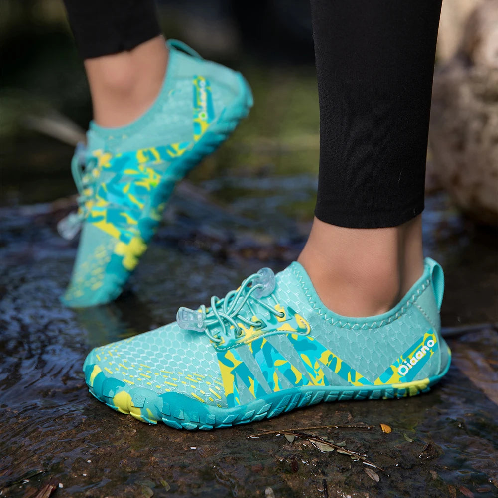 Oiaano Unisex Man Woman Shoes Anti-Non Slip Durable Black Water Barefoot Soft Sole Light Breathable Sport Outdoor Walk Running