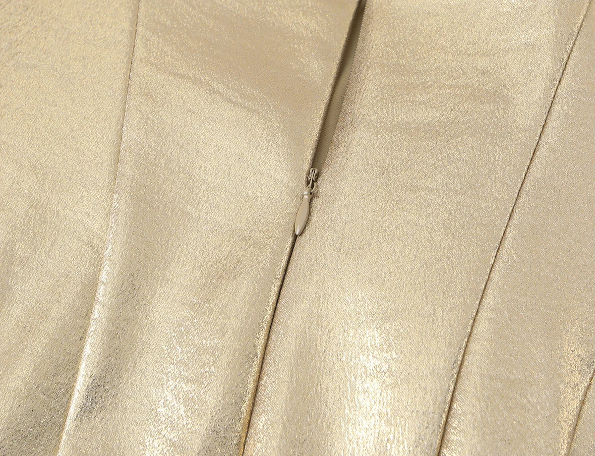 Women’s Sleek Zipper Mini Dress.