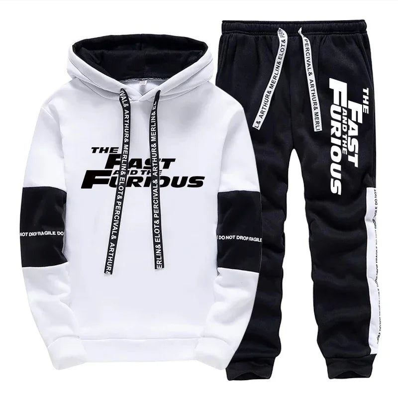 Men’s Patchwork Zip Tracksuit