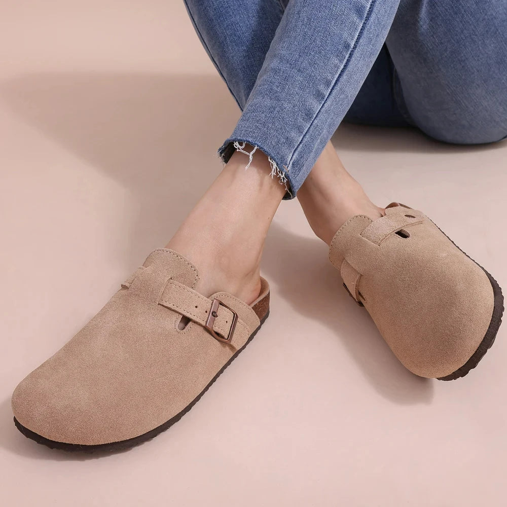 Classic Suede Comfort Clogs