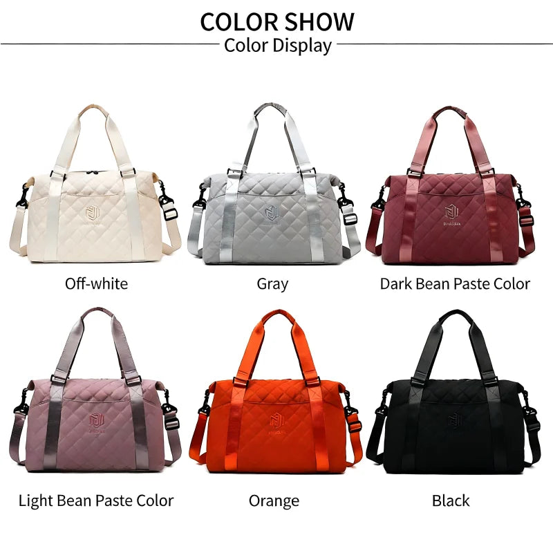Large Capacity Sports Gym & Travel Duffle Bag – Dry/Wet Separation Shoulder Handbag for Yoga, Fitness, Training & Short Trips