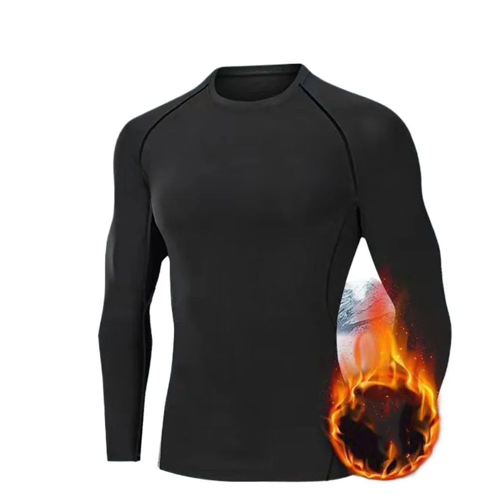 Men's Fleece-Lined Thermal Base Layer Set