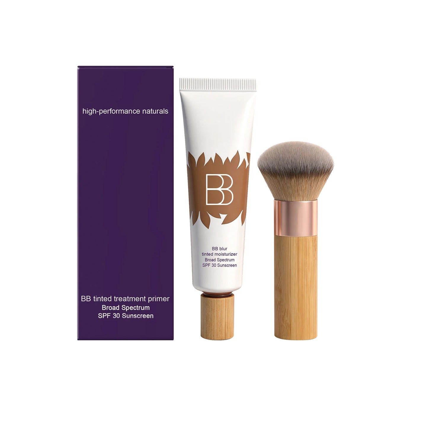 BB Cream Set – Concealer & Primer, Soft Moisturizing Makeup Base, Natural Non-Cakey Finish, Long-Lasting Non-Sticky Coverage