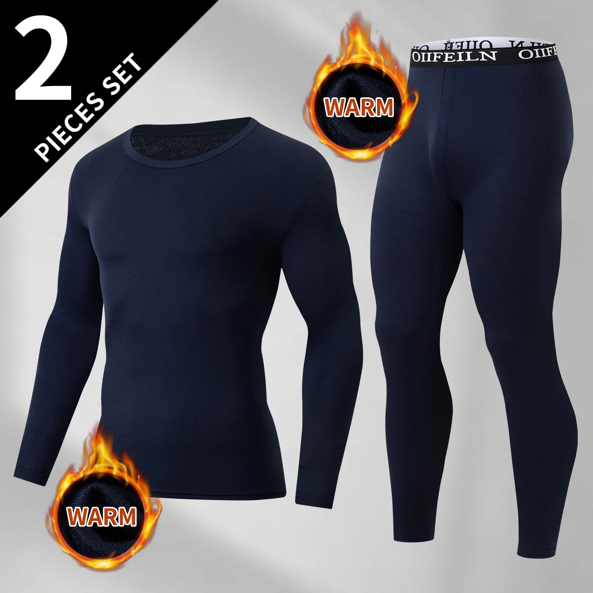 Men's Classic Thermal Underwear Set
