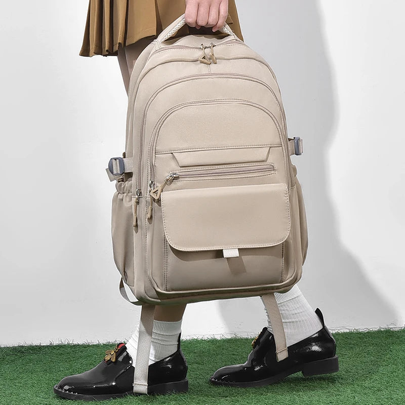 Unisex Oxford Casual Backpack with Laptop Compartment