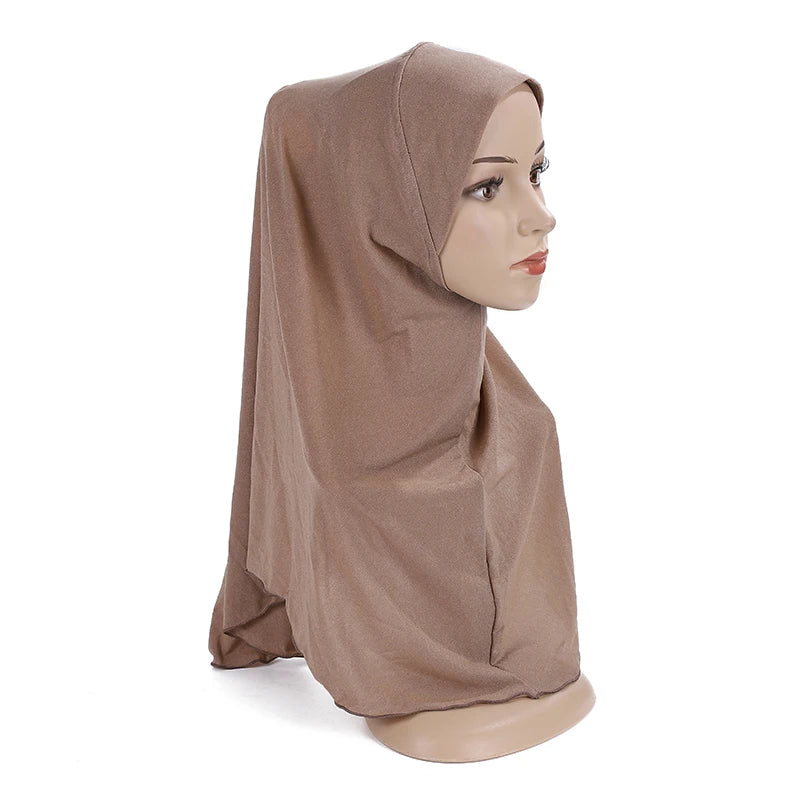 Girls’ Pull-On Amira Hijab Hat – Soft & Comfortable