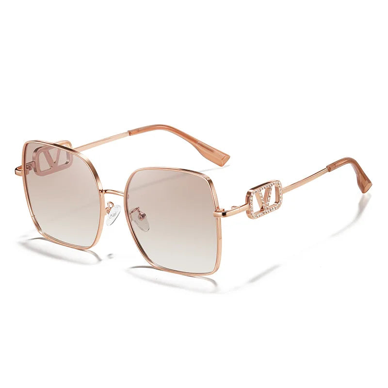2026 New Women’s Vintage Metal Sunglasses – UV Protection Polarized High-Fashion Sunshade Eyewear, Stylish Gafas de Sol Mujer.