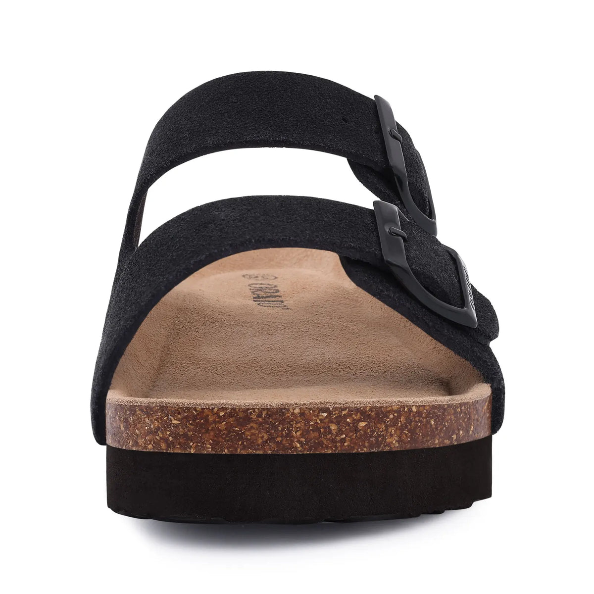 Bebealy Women's Cork Footbed Slide Sandal Summer Men Mules Fashion Women Clogs Slippers Outdoor Beach Sandals Adjustable Buckle
