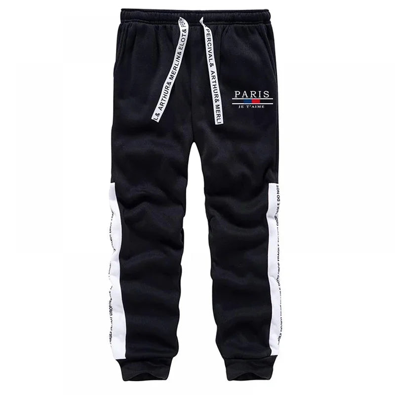 Man Hooded Sweatshirts Sweatpants Autumn Winter Daily Casual Sports Hoodies Jogger Pants Urban Fashion Streetwear Men's Clothes