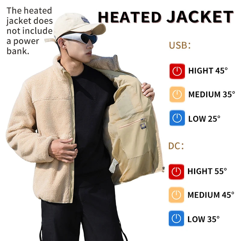 Men's Smart Heated Fleece Jacket