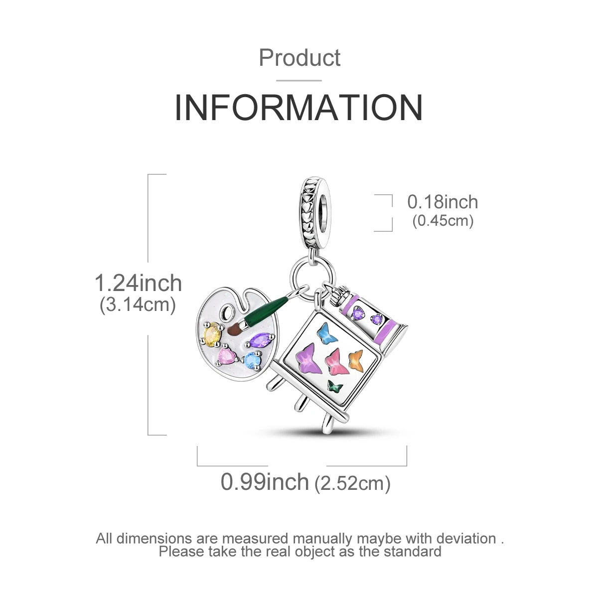 925 Sterling Silver Pink Ballet Girl Bow Pendant Charm Bead for Women – Elegant DIY Jewelry Making Charm for Bracelets & Necklaces