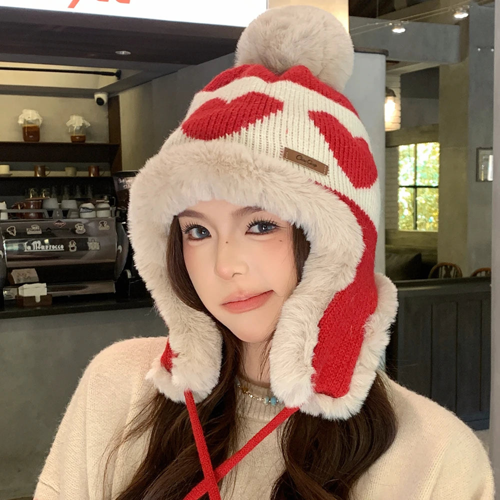 Women's Cute Pompom Winter Beanie