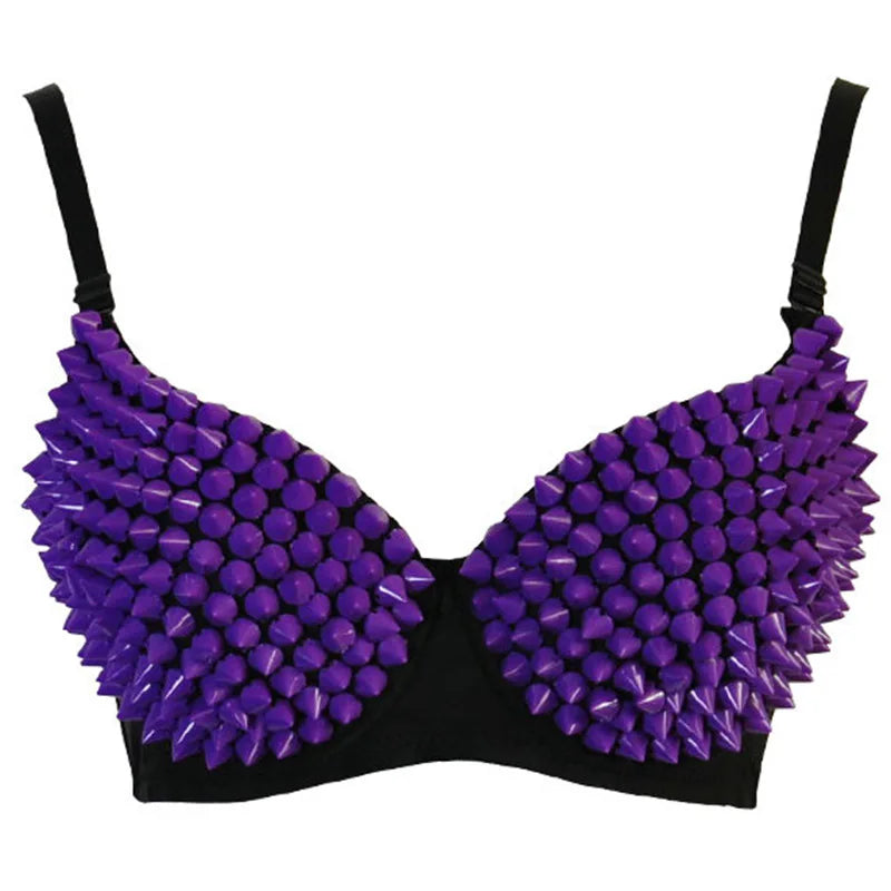 Raven Rivet Bralette