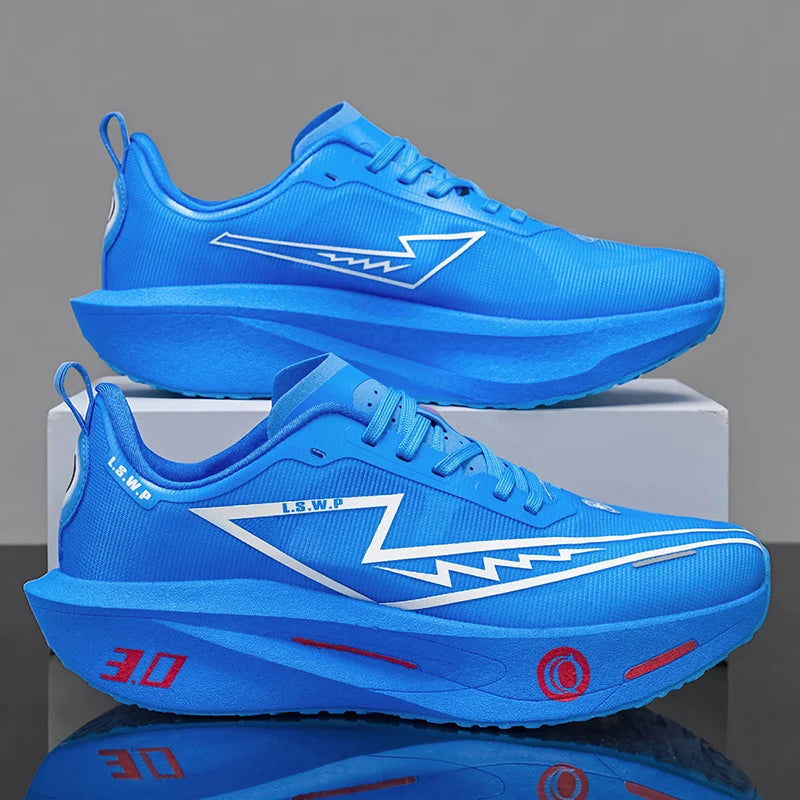 Men's Casual Sports Shoes, Soft-Soled Road Running Shoes, Lightweight, Breathable, Non-Slip, Wear-Resistant, Trendy and Versatile Daily Jogging Sneakers