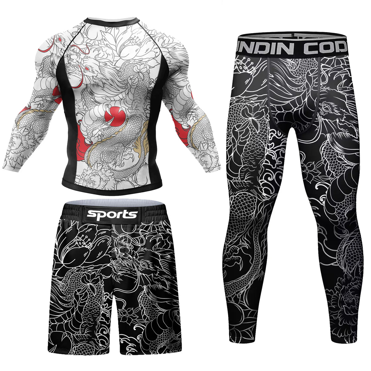 Men’s MMA No-Gi Compression Training Set