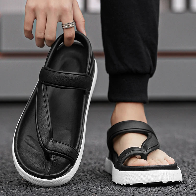 Couple Flip-Flops for Men and Women Summer Outer Wear Non-Slip Wear-Resistant Flip-Flops Outdoor Sports Beach Sandals