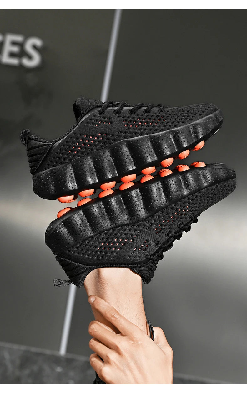 Men’s Breathable Platform Running Sneakers