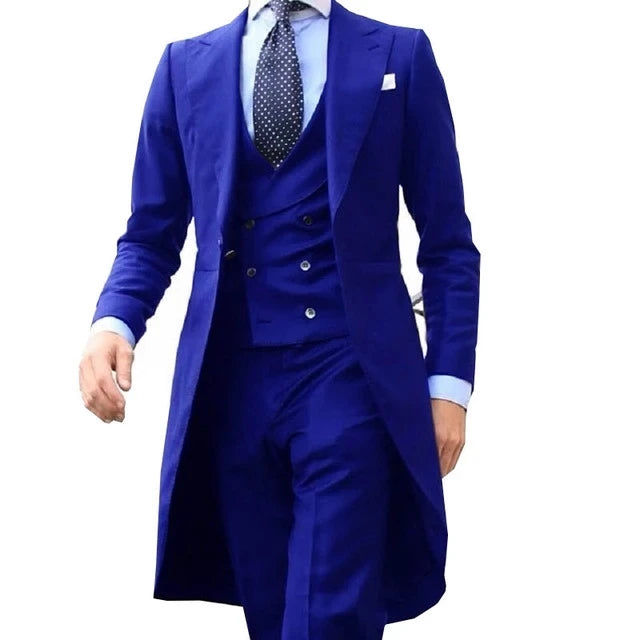 CustomizedNew White And Brown Formal Men Suit Groom Groomsman Wedding Party Prom Business Male Tuxedos 3 Piece Set Blazer Vest P