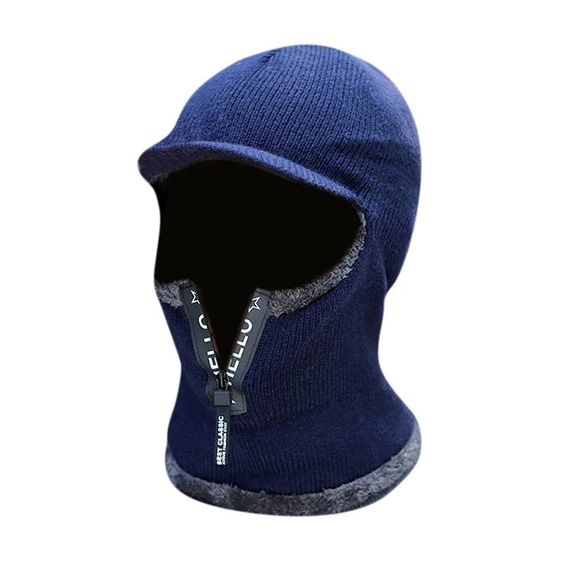 Unisex Winter Wool Blend Earflap Hat
