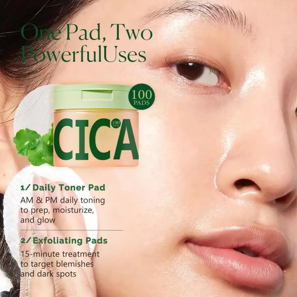Premium NAD+ Anti-Aging Skincare Kit – Rejuvenating Cream & 100pcs Centella Asiatica Polishing Pads for All Skin Types
