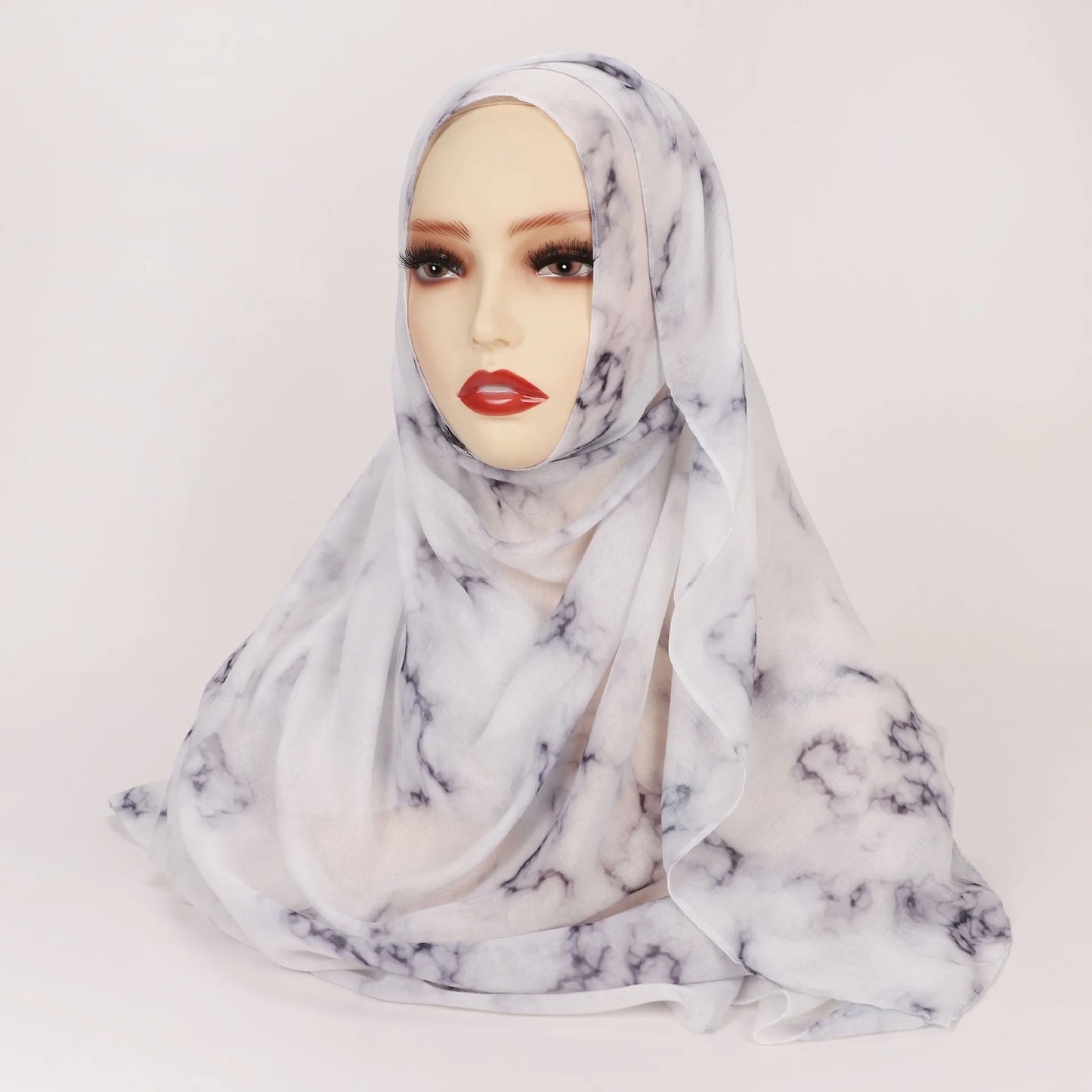 Women’s Leopard & Floral Print Bohemian Hijab Scarf