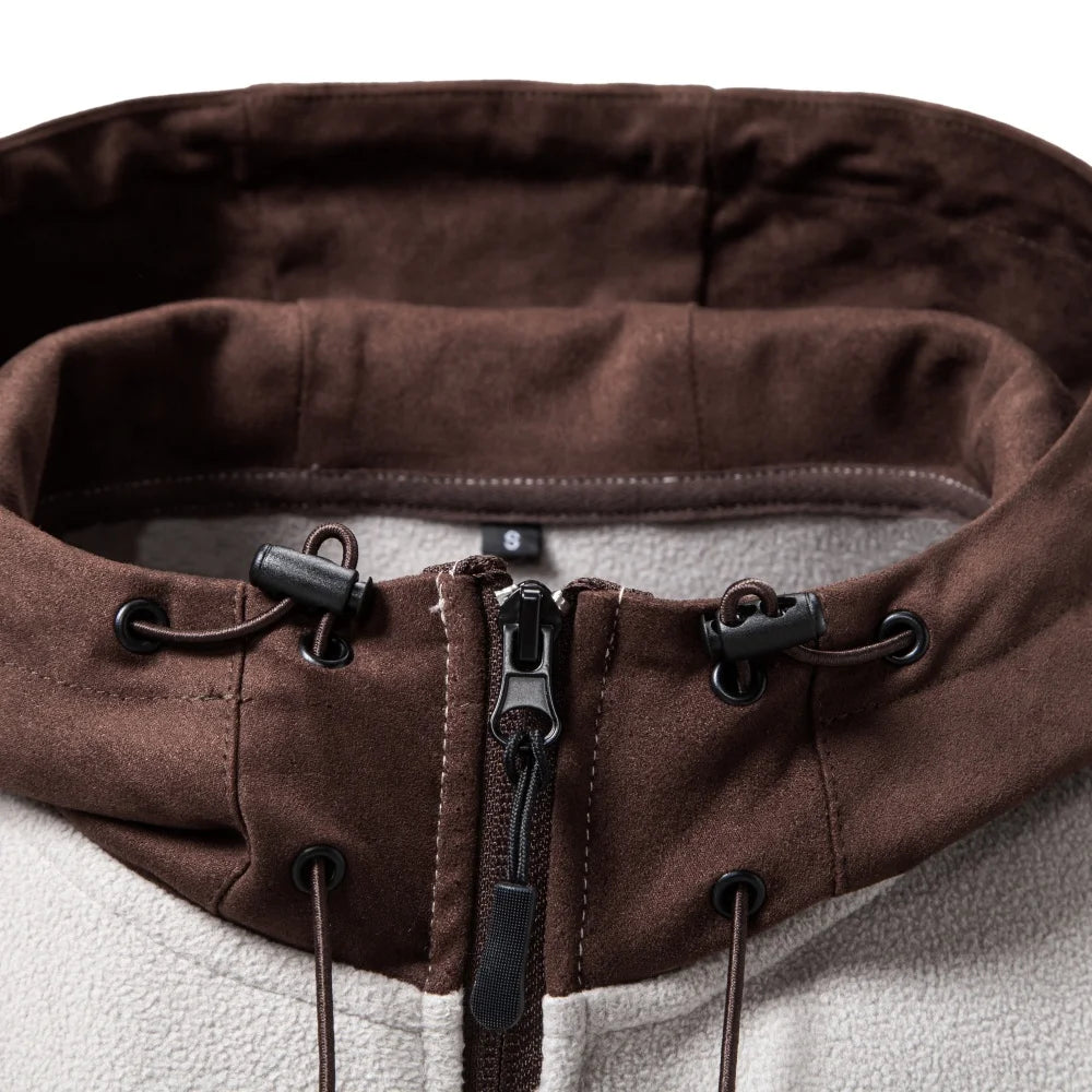 2026 Men’s Casual Fleece Zip-Up Hoodie