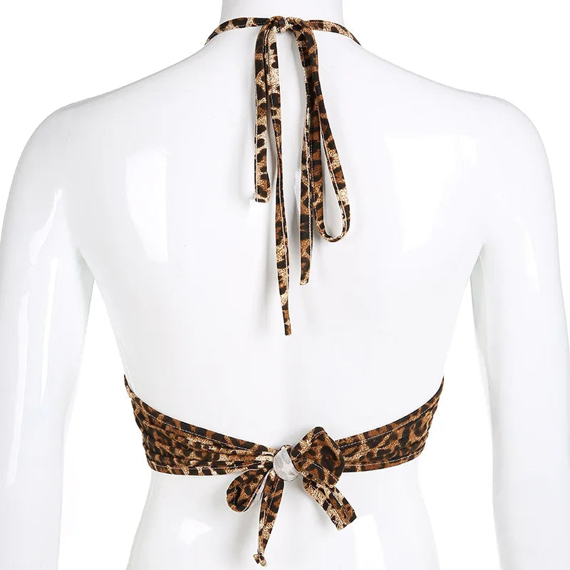 Women’s Leopard Print High Street Tank Top