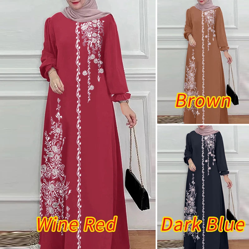 Women’s ZANZEA Bohemian Floral Maxi Dress