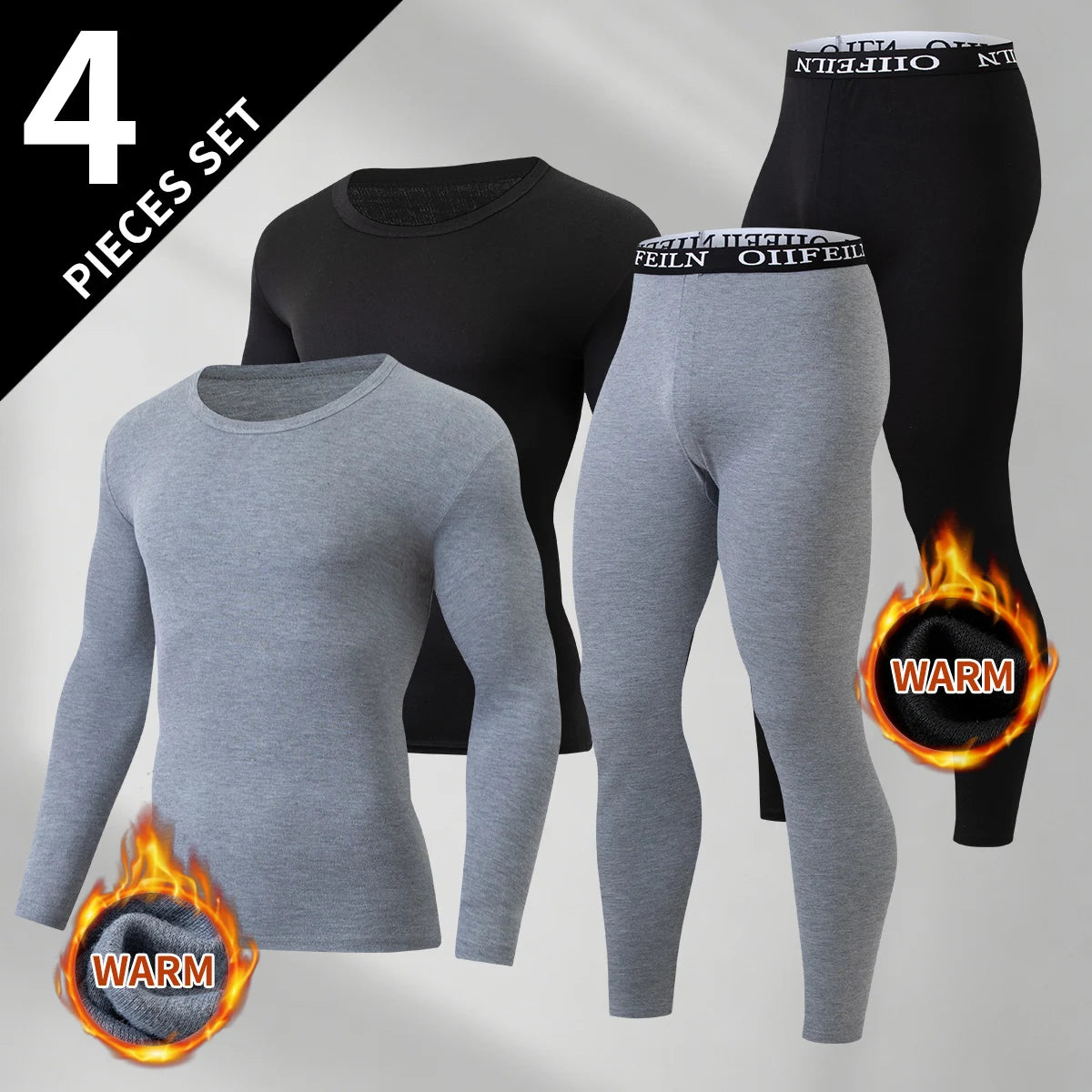 Men's Classic Thermal Underwear Set